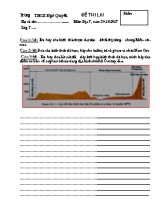 Đề thi lại môn Địa lý Lớp 7 - Năm học 2016-2017 - Trường THCS Ngô Quyền